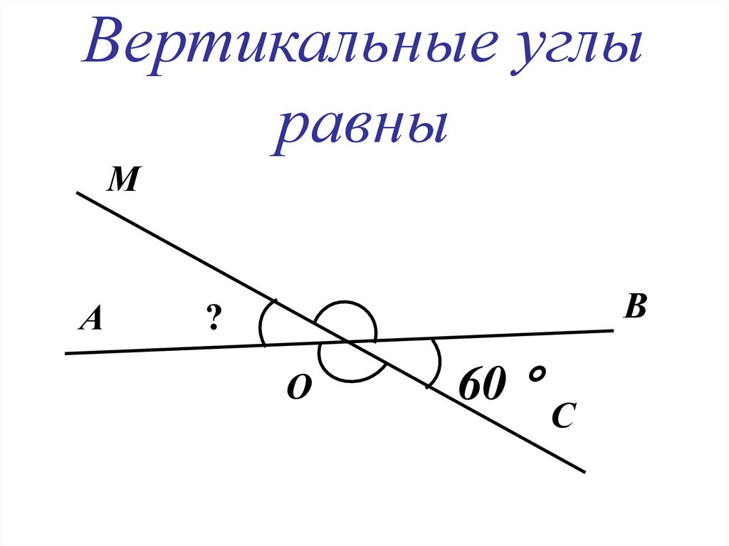 Вертикальные углы определение чертеж