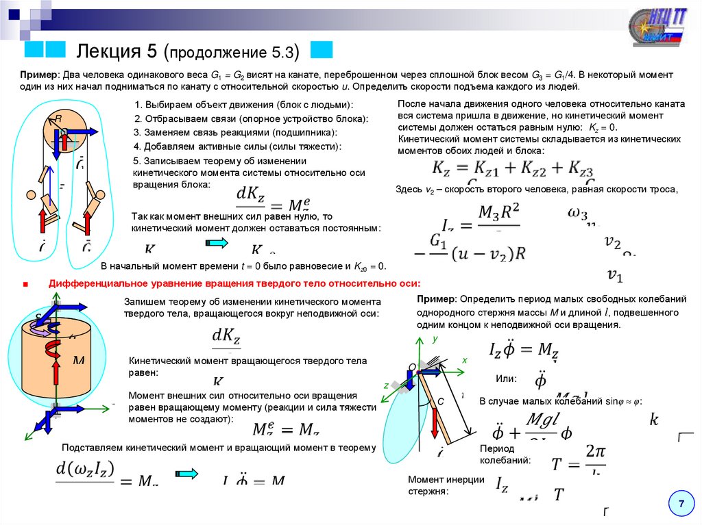 Динамика теоретическая механика презентация