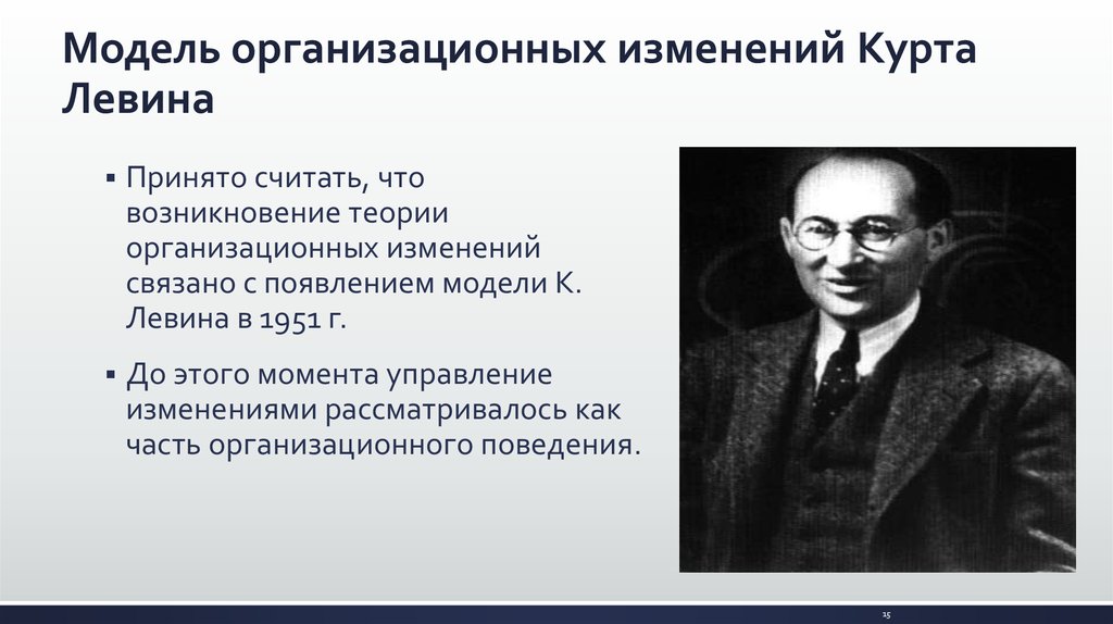 Модели изменений. Курт Левин модель управления изменениями. Теория управления изменениями Курта Левина.