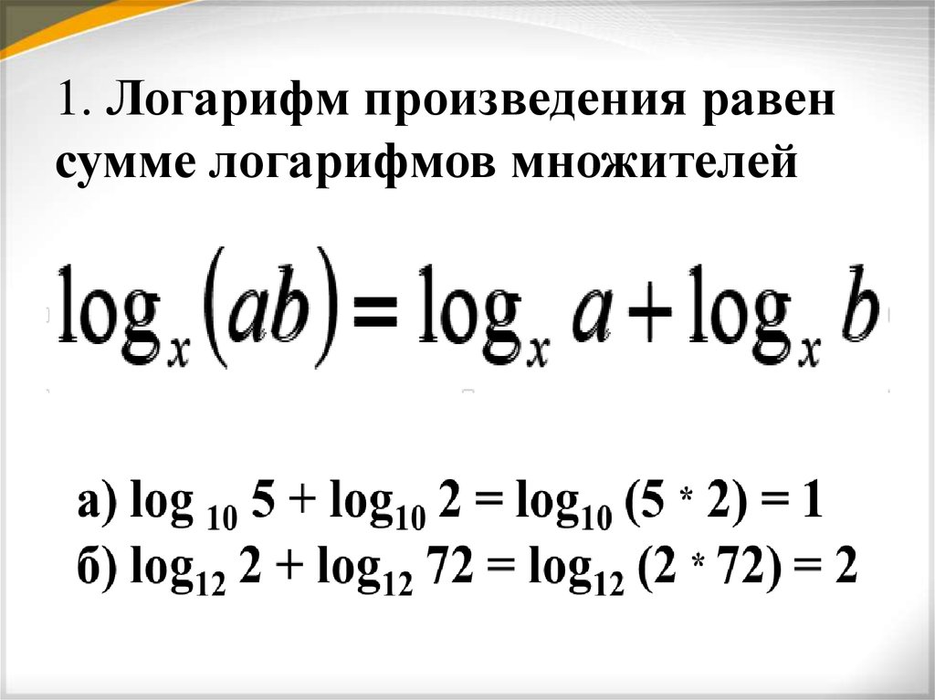 Логарифм суммы. Таблица 10 логарифмов. Сумма логарифмов. Логарифм произведения равен. Логарифм произведения равен сумме логарифмов.