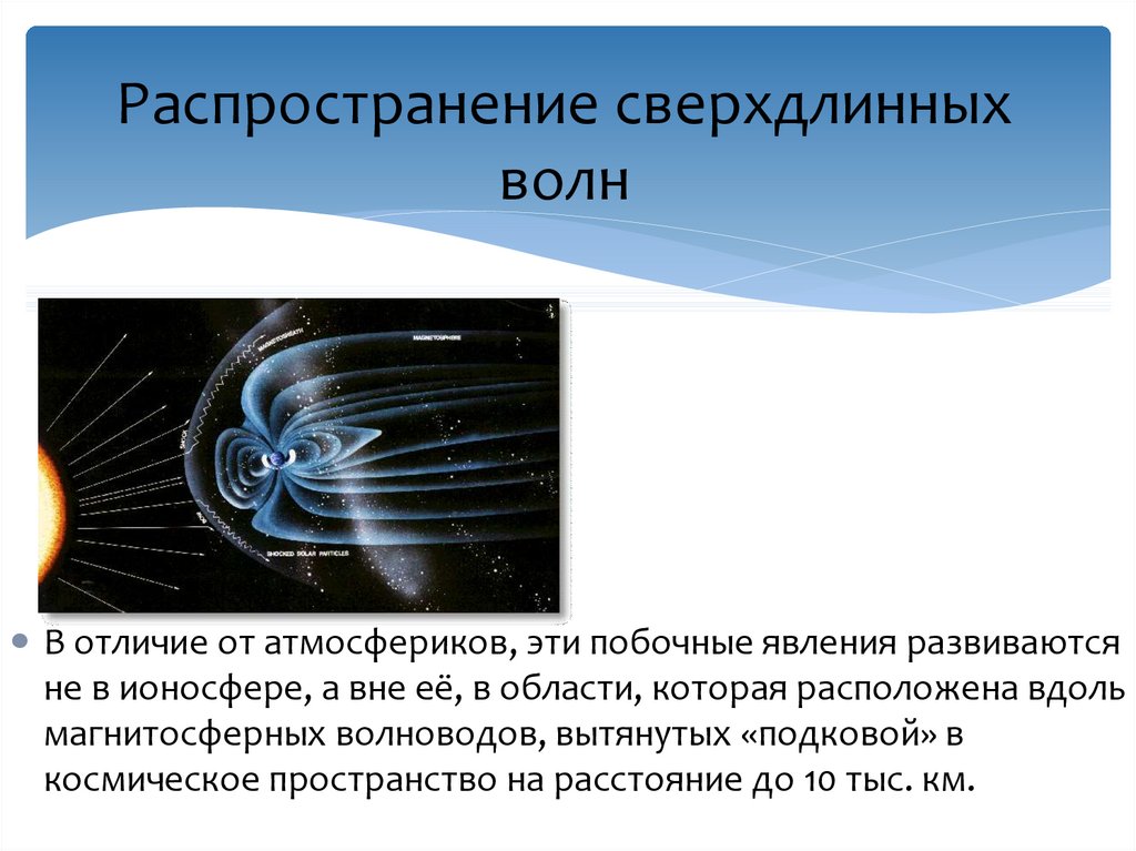 Сверхдлинные волны. Особенности распространения сверхдлинных радиоволн. Сверхдлинные волны распространение.