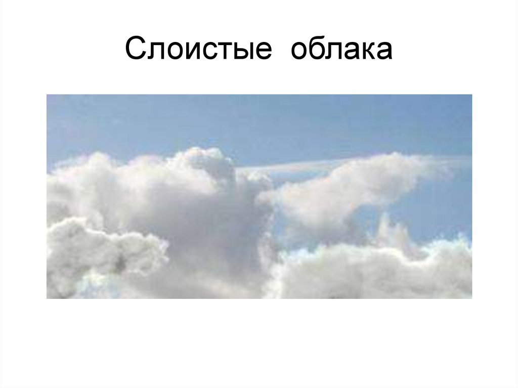 Слоистые облака виды
