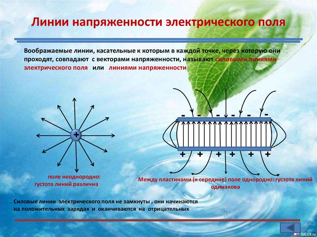 Электрическое поле презентация