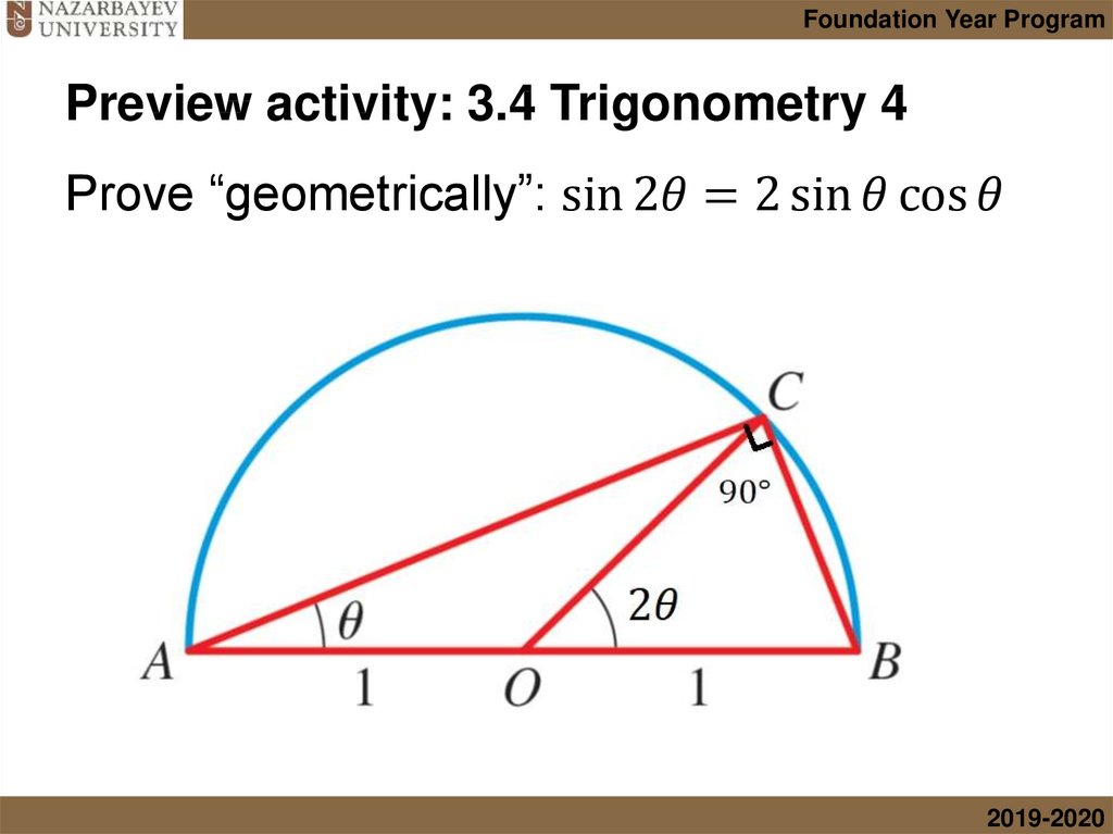 Preview activity: 3.4 Trigonometry 4