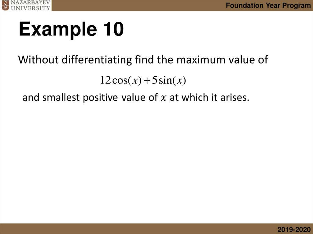 Example 10