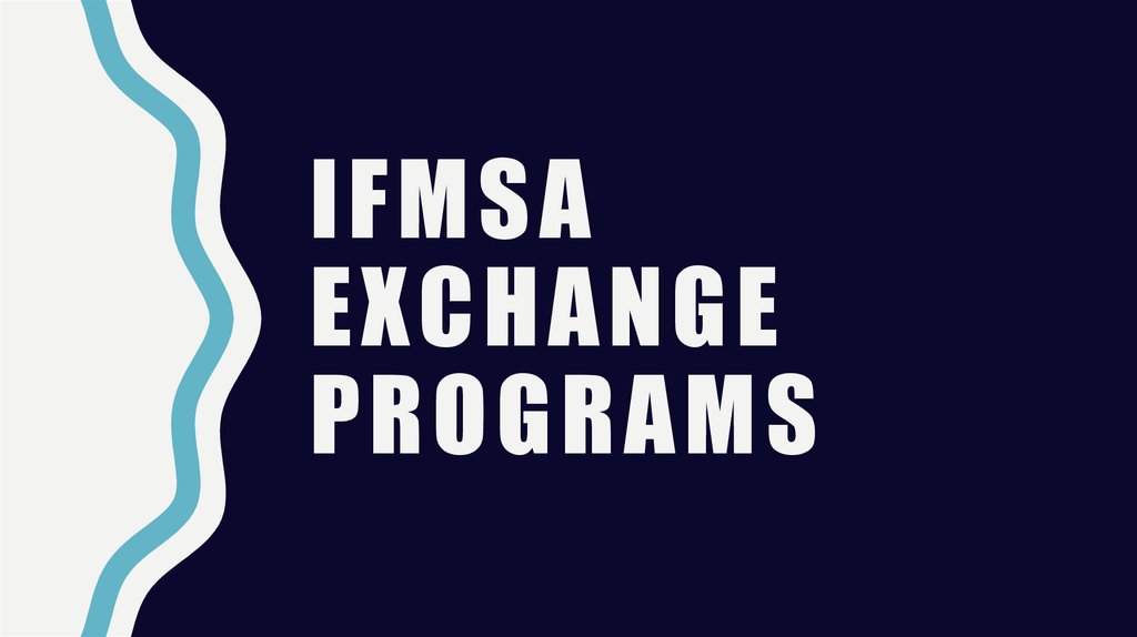 Ifmsa exchange programs