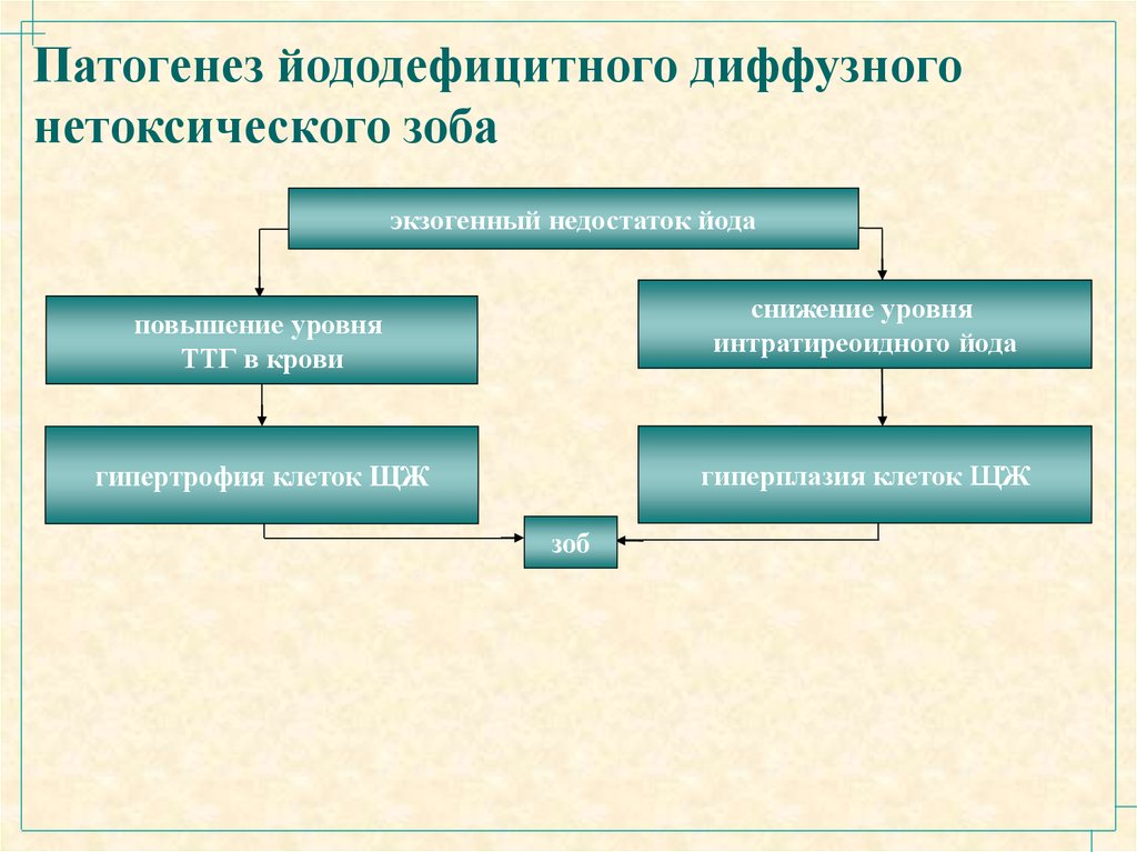 Патогенез дтз схема