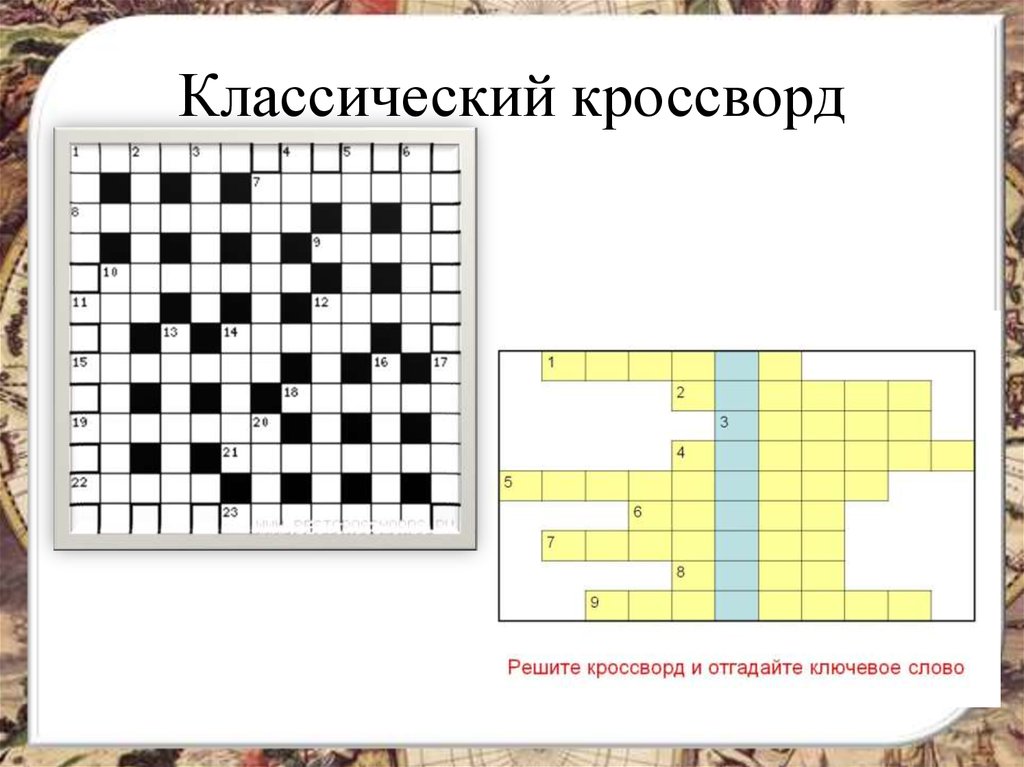 Классический кроссворд. Классичскийк россворда. Традиционный кроссворд. Сканворд классический.