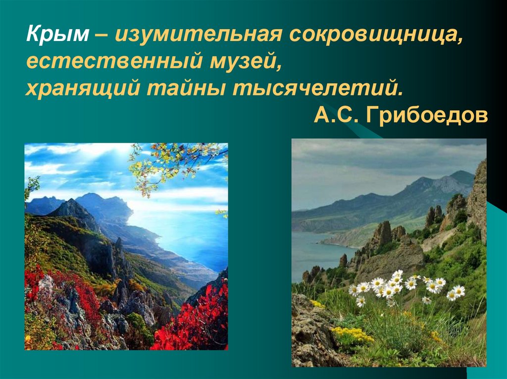 Географическое положение крыма презентация