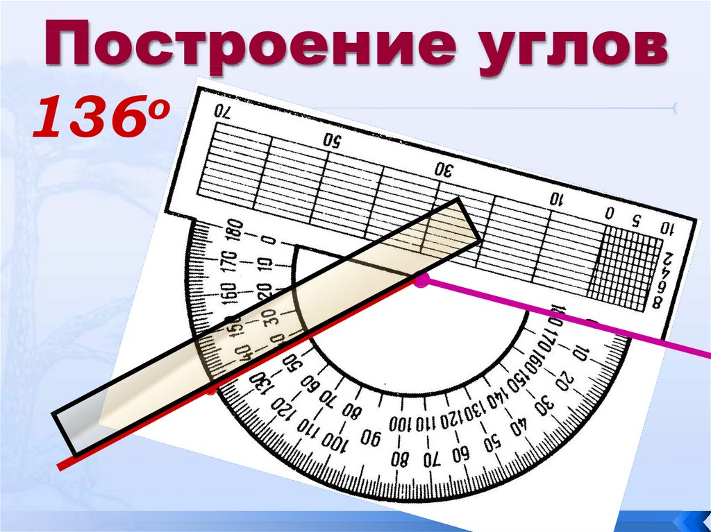 Построение углов 4 класс презентация