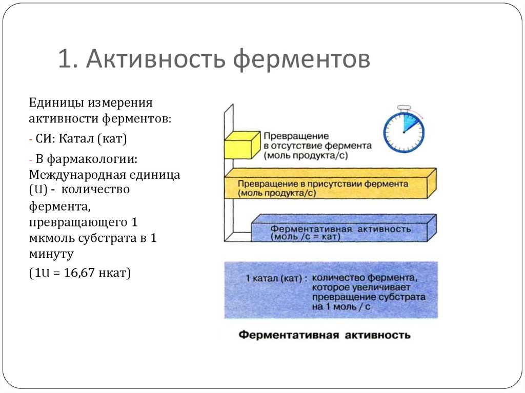 Деятельность ферментов. Активность ферментов. Фермелтальная активность. Единицы активности ферментов. Активность фермента единицы активности.