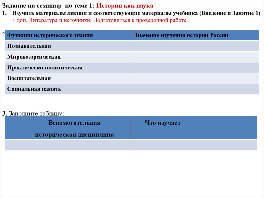 Функция социальной памяти исторической науки состоит