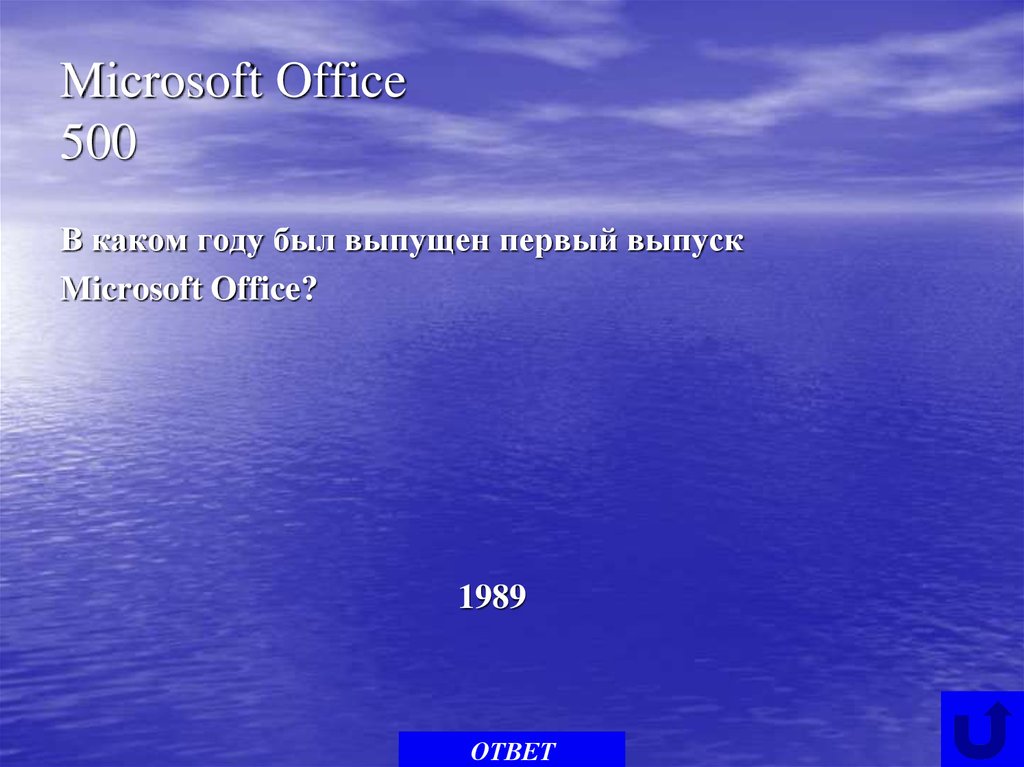 Microsoft Office 500