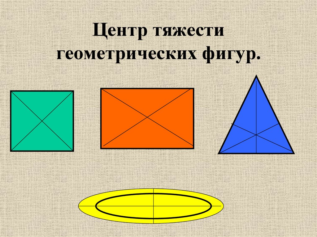 Как найти центр неправильной фигуры. Центр тяжести геометрических фигур. Геометрический центр фигуры. Центр тяжести простых геометрических фигур. Нахождение геометрического центра фигуры.