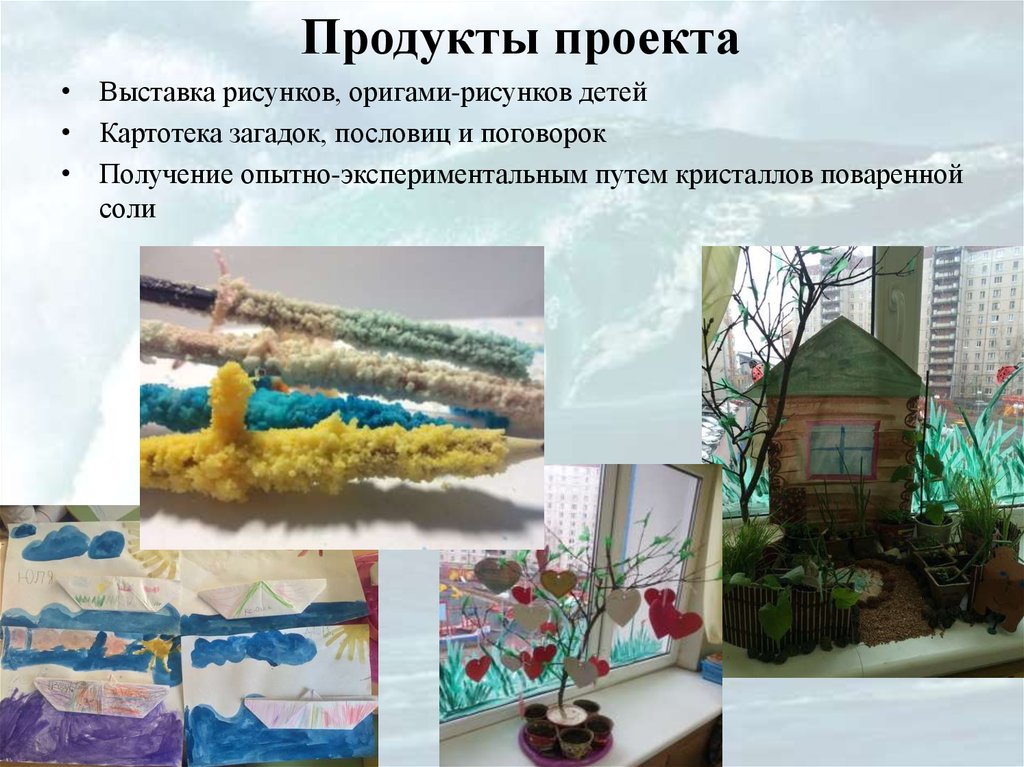 Продукты проекта