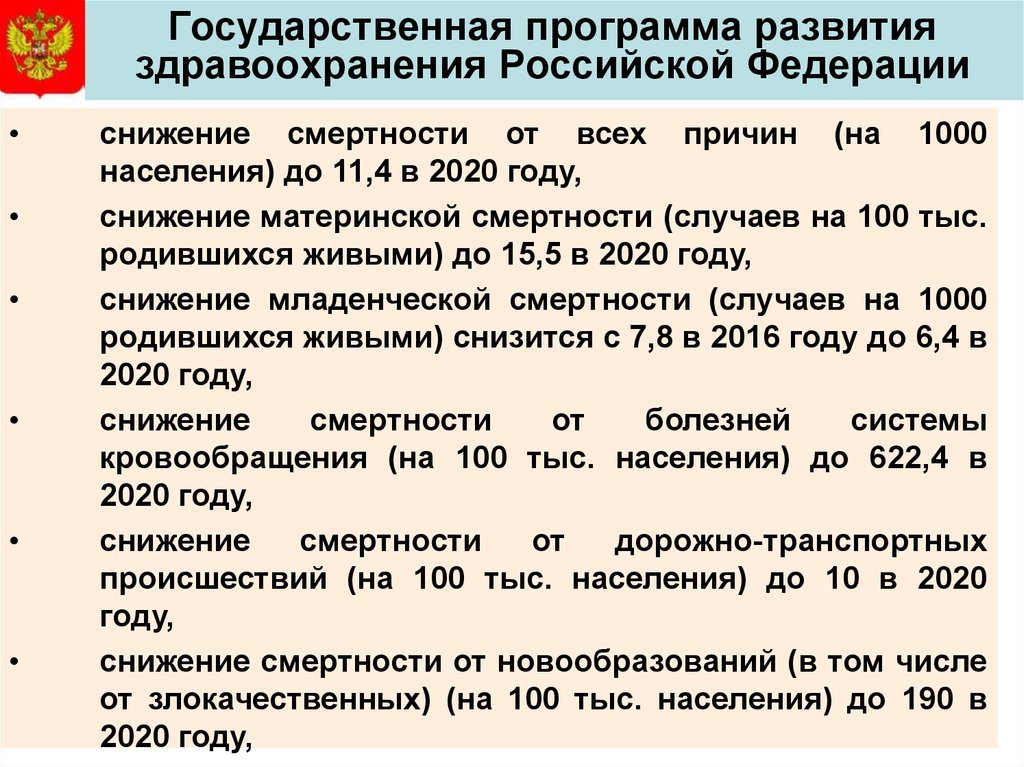 Дорожная карта по снижению младенческой смертности