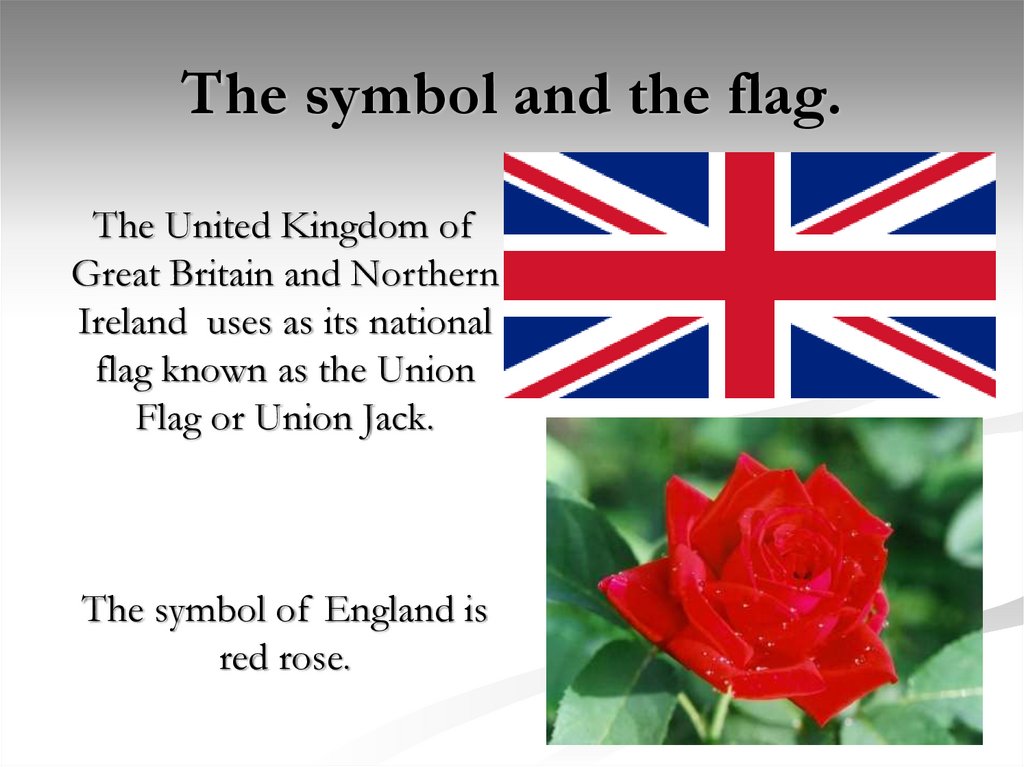 The national symbol of england is