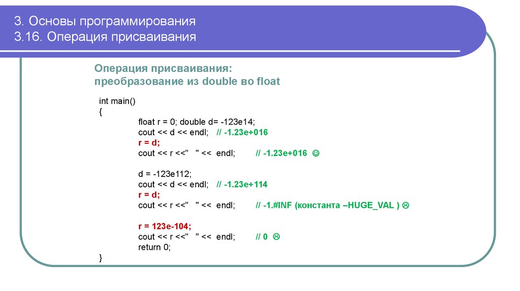 Основы программирования 8 класс презентация