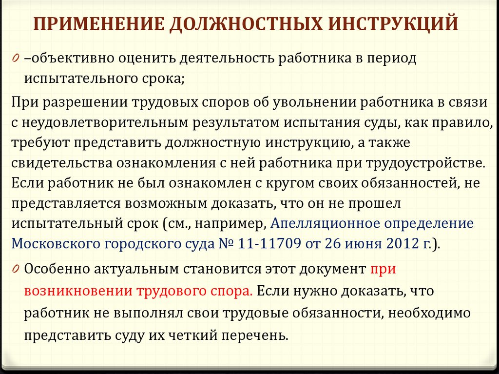 Использование должностным лицом. Должностная инструкция презентация. Примеры применения должностной инструкции. Алгоритм должностной инструкции. Обязанности согласно должностной инструкции.