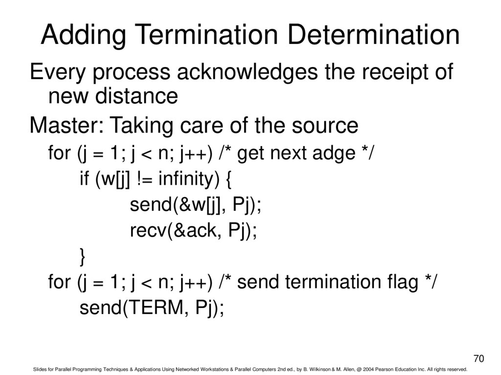 Adding Termination Determination
