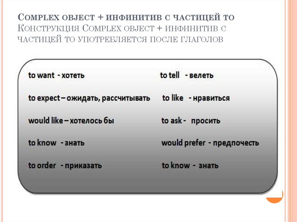 Возвратный инфинитив