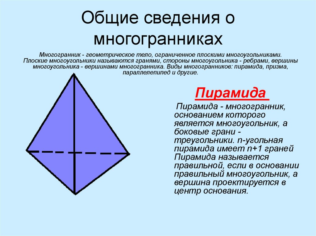 Презентация о многогранниках