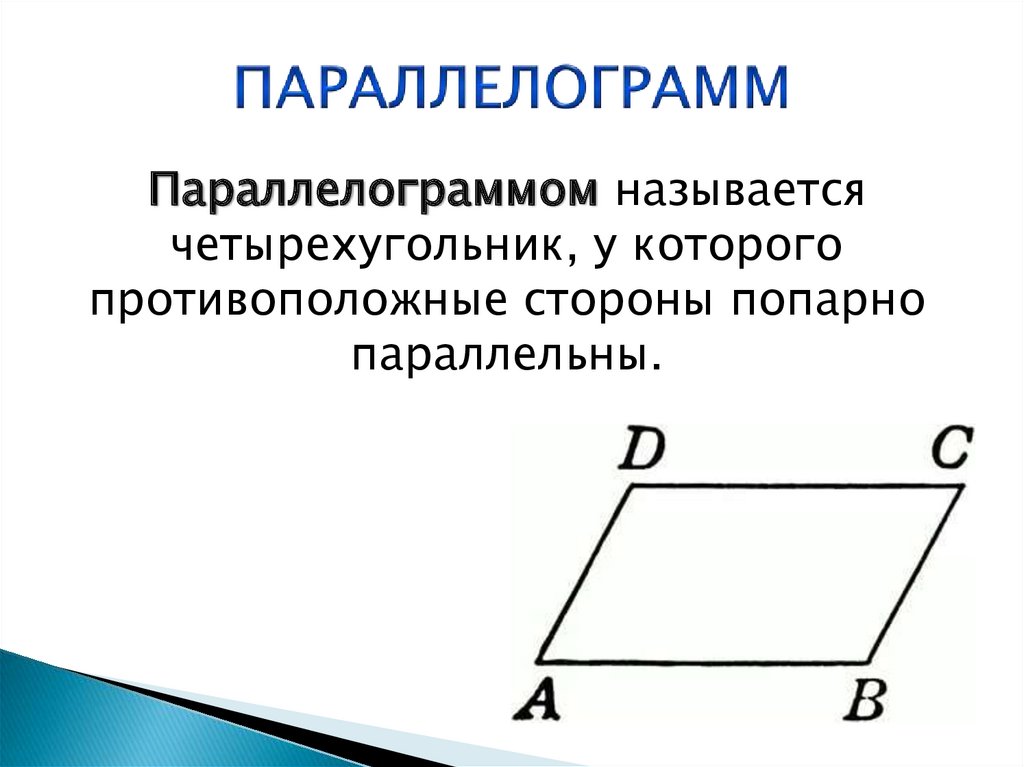 Параллелограмм это фото