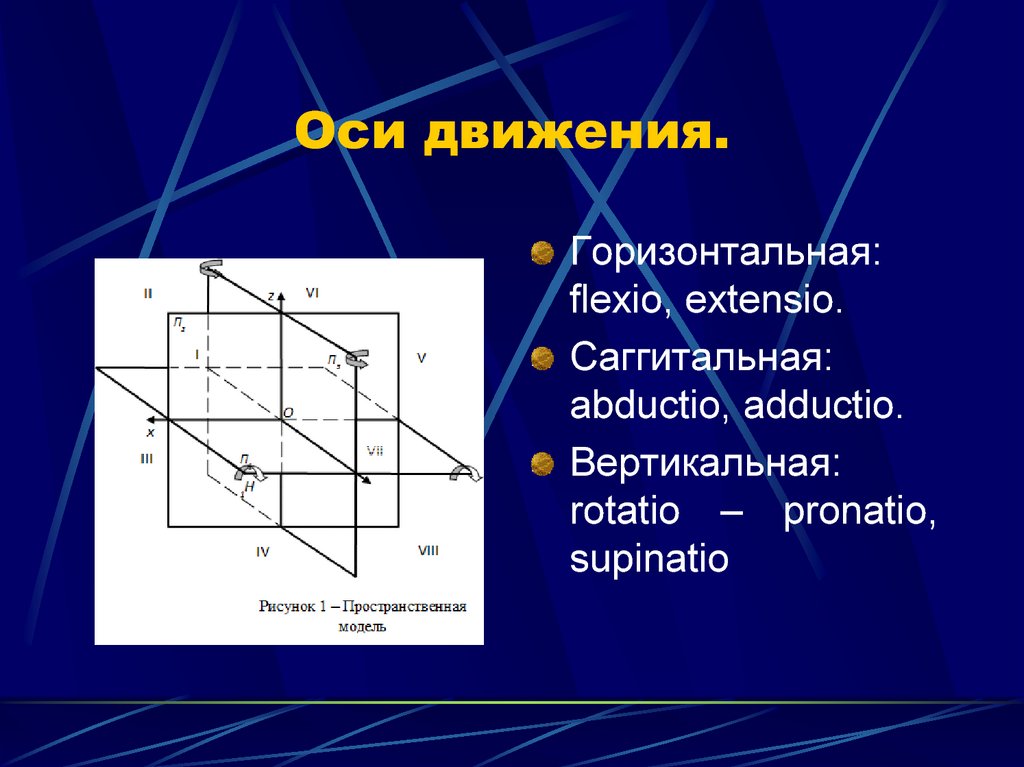 Горизонтальная ось движения