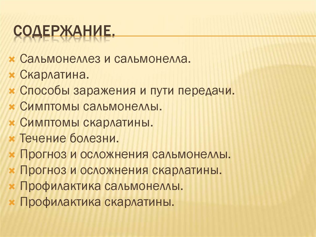 Содержание.