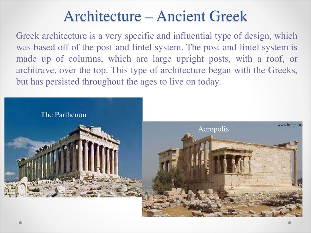 Architecture – Ancient Greek