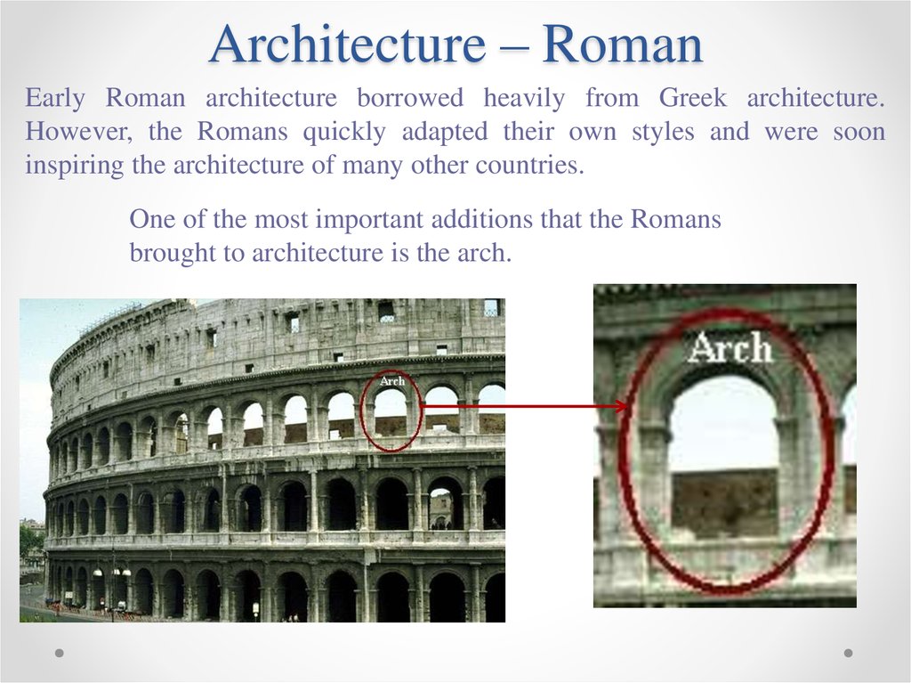 Architecture – Roman