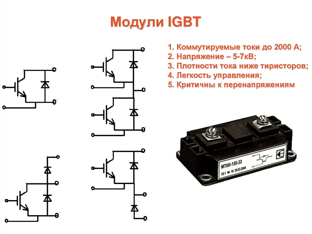Модули IGBT