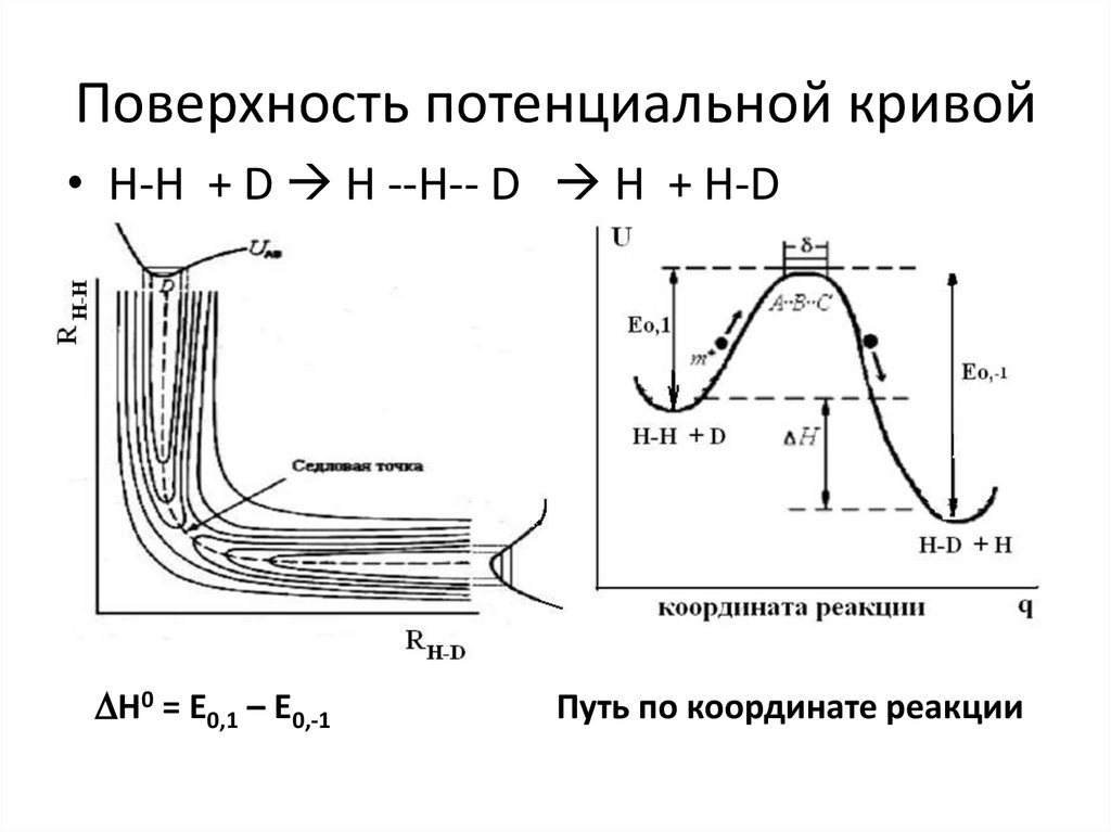 Поверхность потенциальной кривой