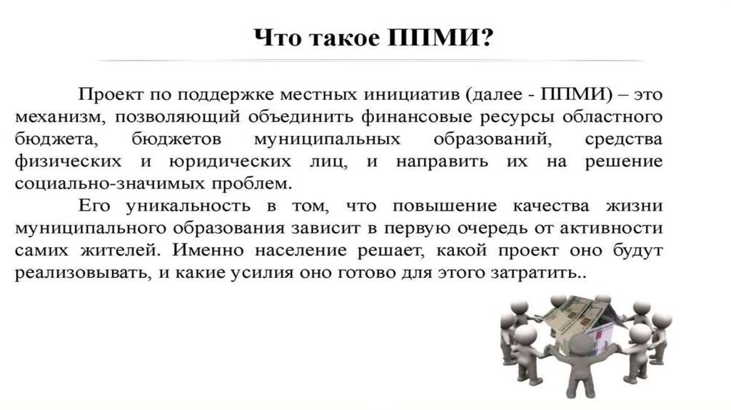 Проект ппми что это