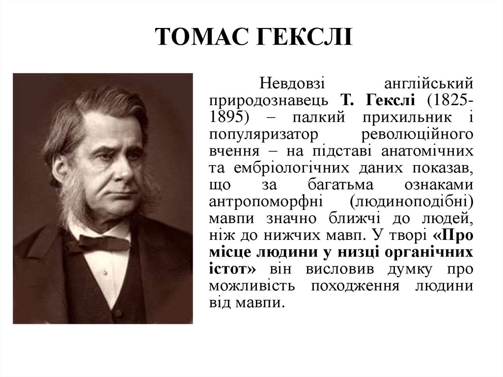 ТОМАС ГЕКСЛІ