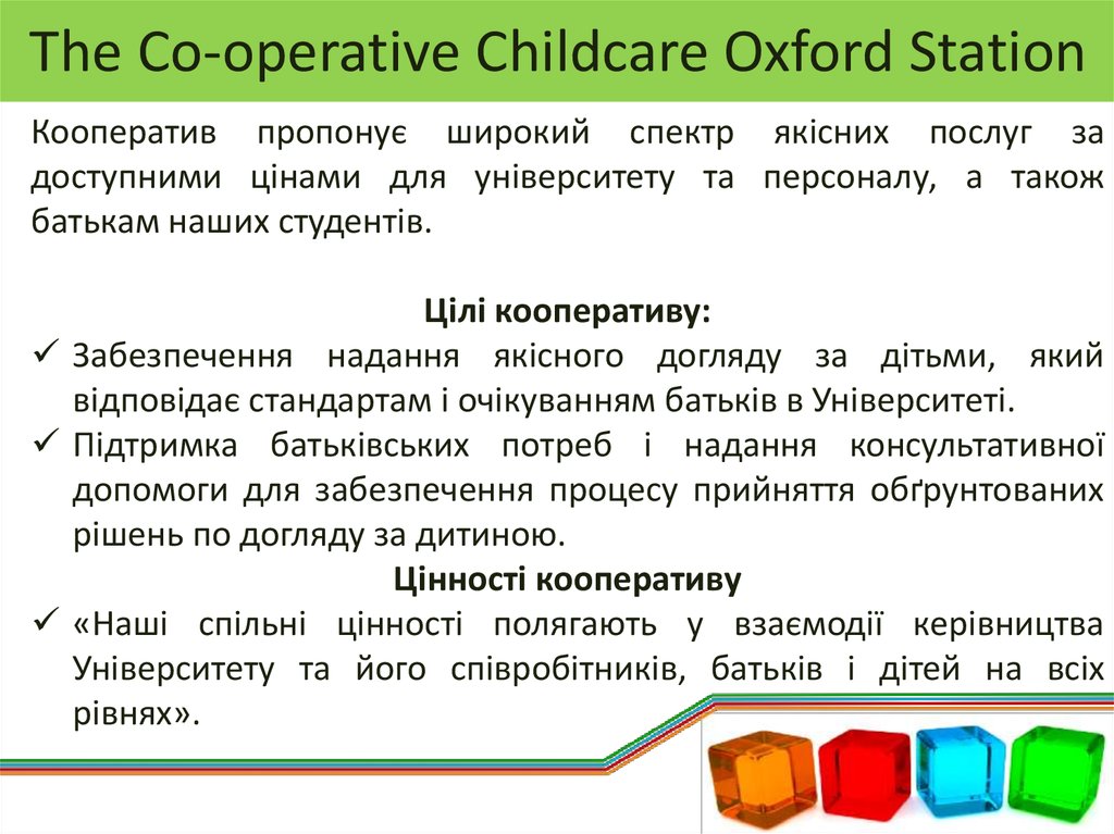 The Co-operative Childcare Oxford Station