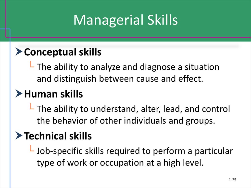  Technical Human And Conceptual Skills Human Technical And 