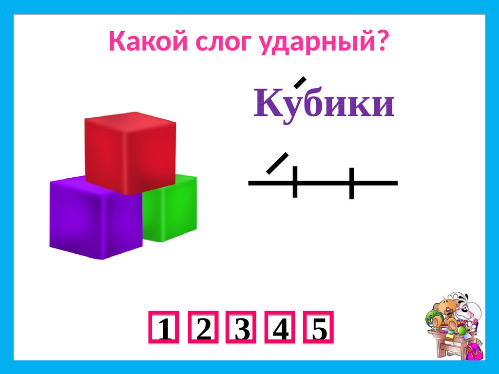 Тренажёр Слоги. Часть VII. Ударение. 1 класс - презентация онлайн