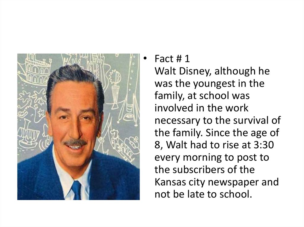 Walt Disney Walt Disney Facts Disney Facts Walt Disne 