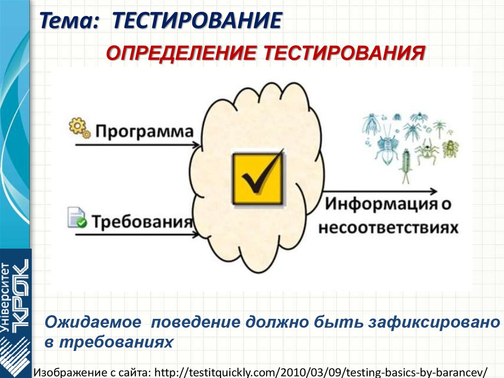 Тест определить связь