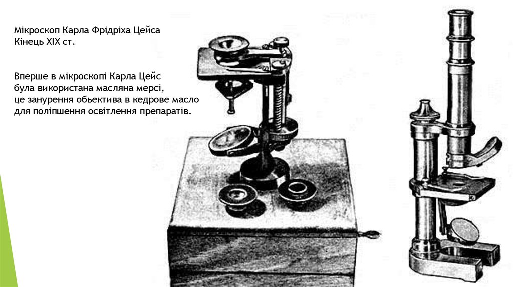 Строение штативного микроскопа