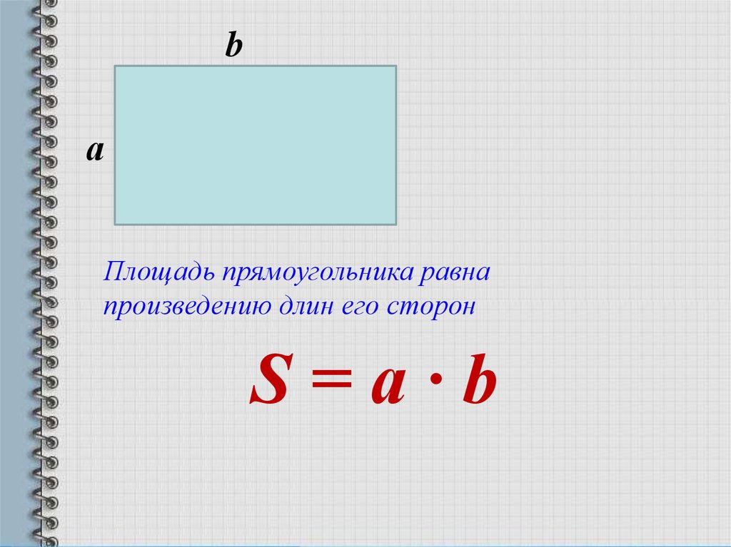 Формула ширины прямоугольника
