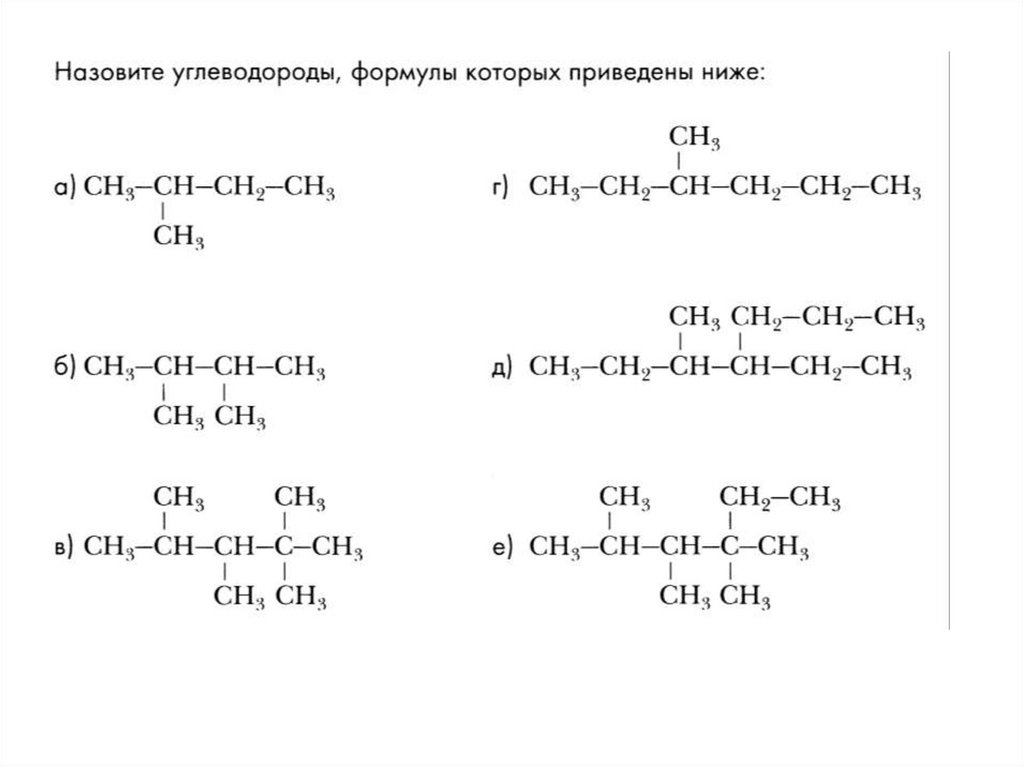 Дать название структурных формул углеводородов. Структурные формулы предельных углеводородов. Назовите углеводороды, используя структурные формулы соединений:. Формула предельного углеводорода. Формула соединения углеводородов.