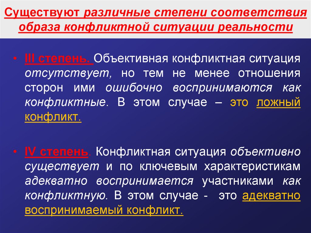 Образ соответствия. Объективная конфликтная ситуация это. Степень конфликтности ситуации. Образ конфликтной ситуации это. Ложный конфликт.