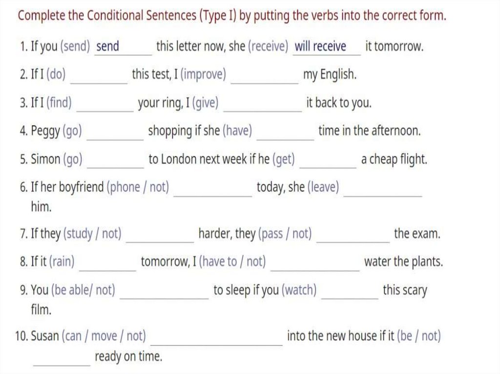 English sentence test. Conditionals упражнения. Conditionals в английском exercises. Conditional 2 упражнения. Zero conditional упражнения.