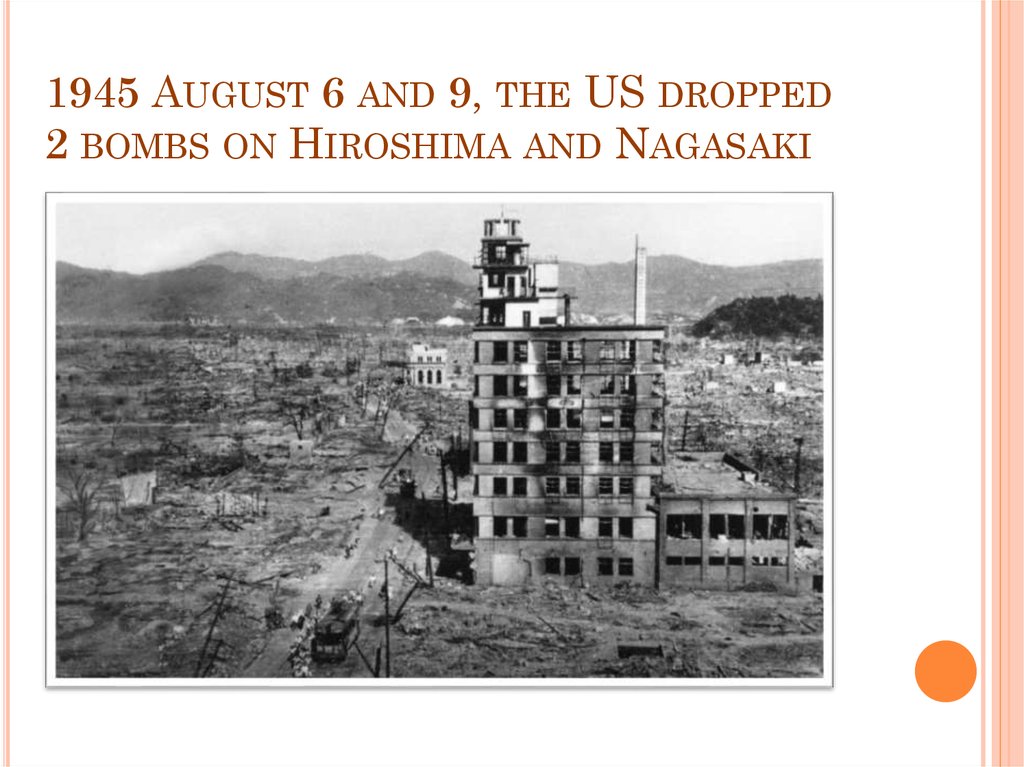 Nuclear Pollution In Hiroshima And Nagasaki Prezentaciya Onlajn