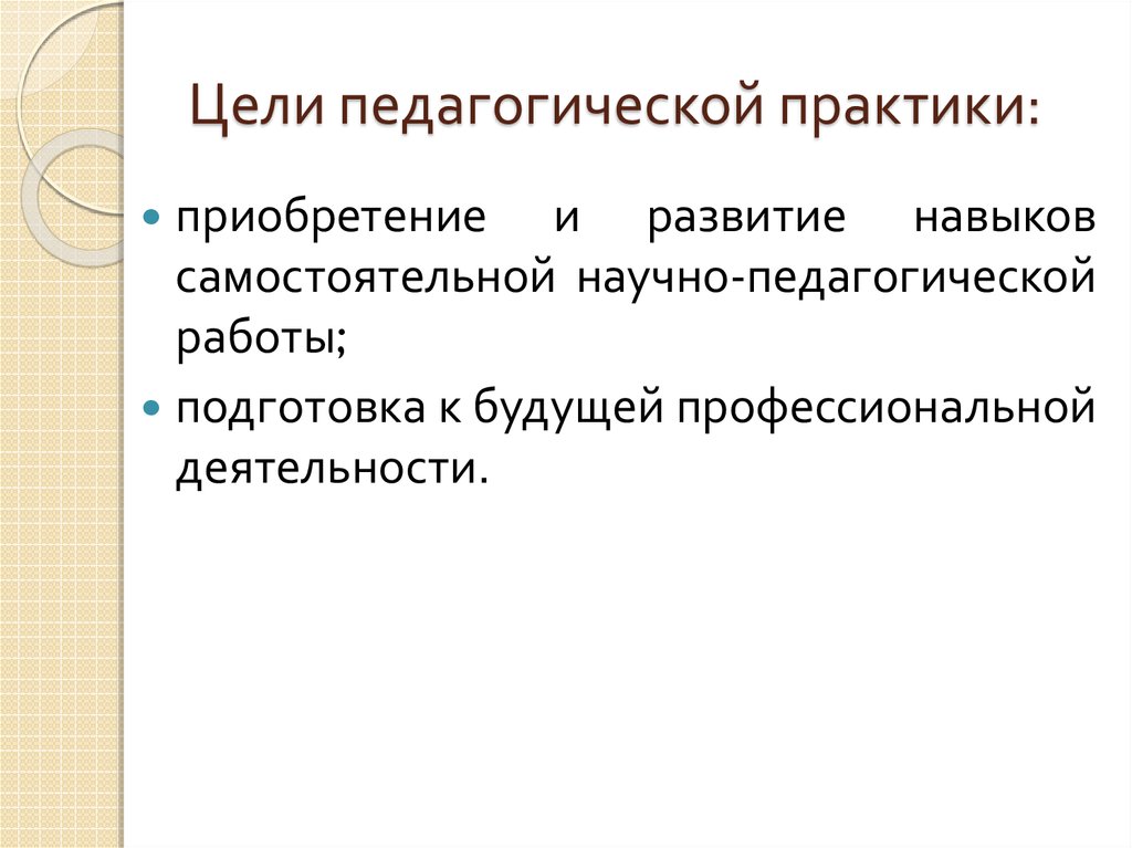 Презентация по педагогической практике