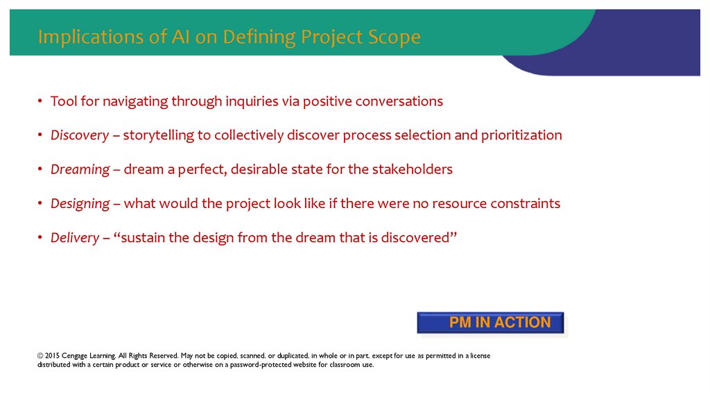 Implications of AI on Defining Project Scope