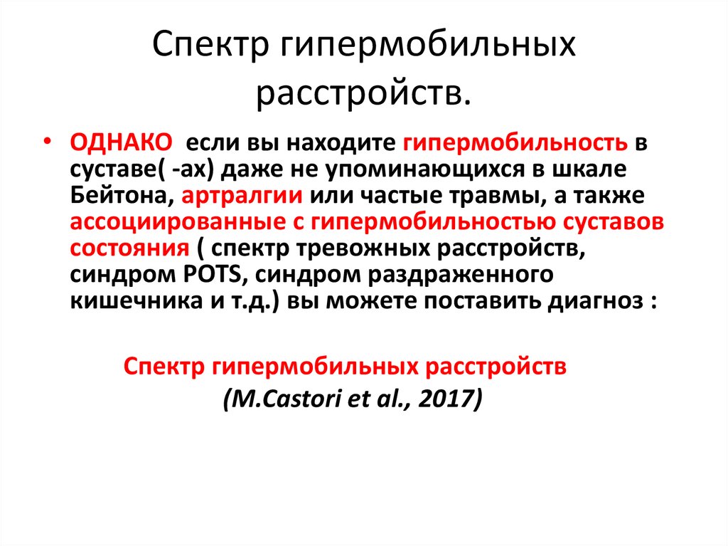 Спектр диагноз