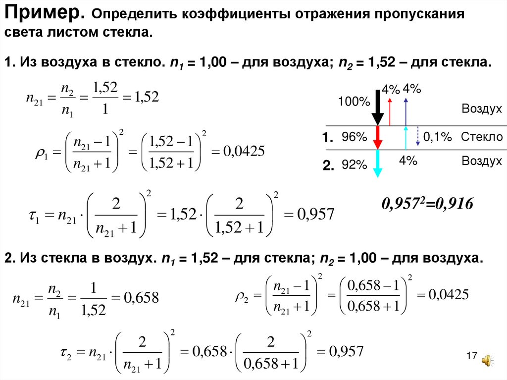 Коэффициент пропускания т где i интенсивность света прошедшего через образец